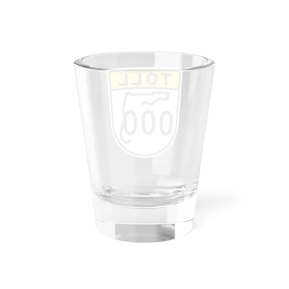 FL Route Shield Template Toll (Florida) (Road Sign) Shot Glass 1.5oz - Go Mug Yourself