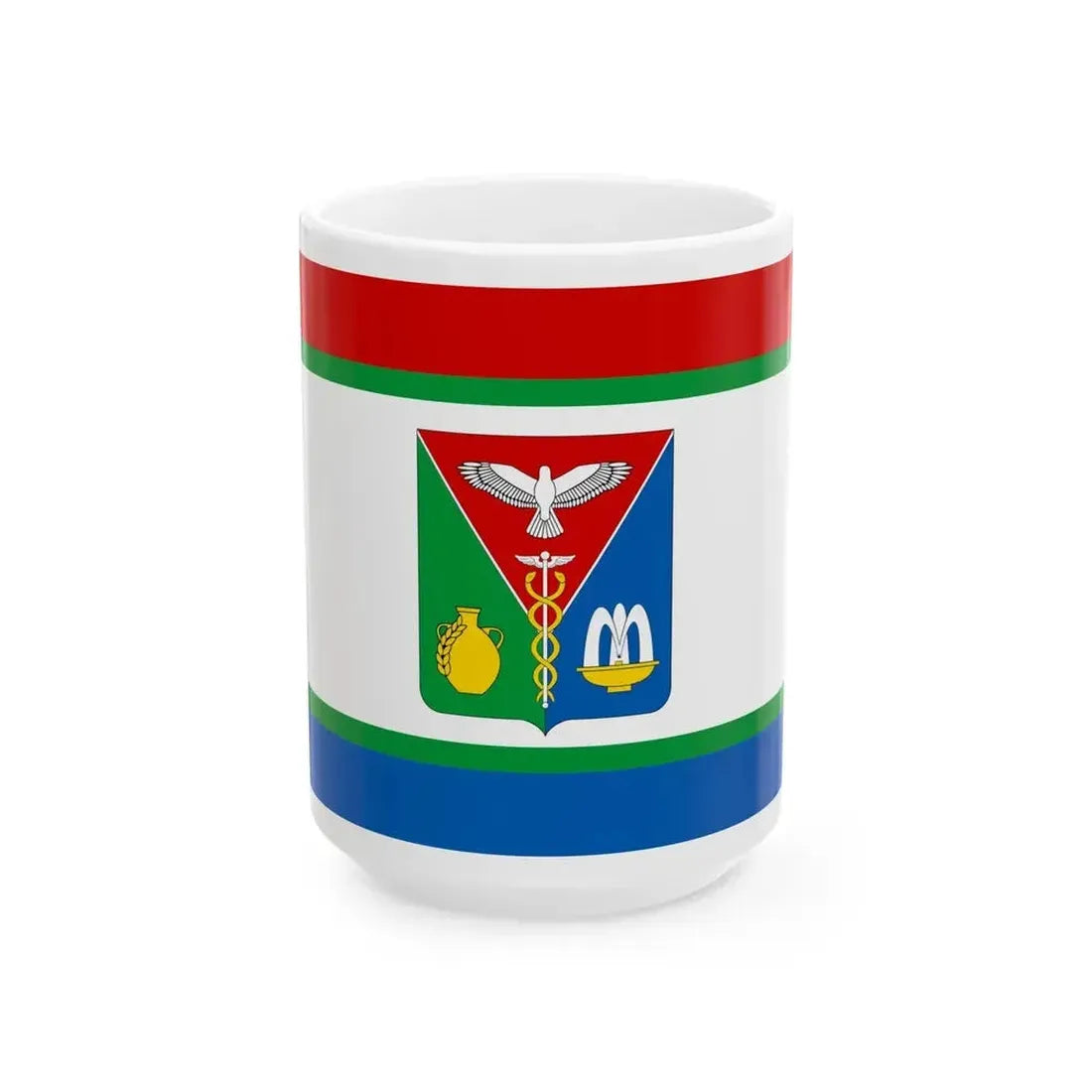 FLA Kirovskyi Raion Crimea Ukraine (Russia) White Coffee Mug 15oz - Go Mug Yourself