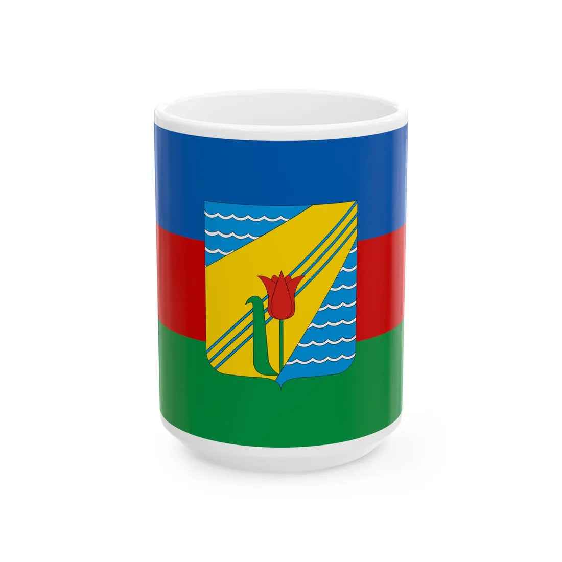 FLA Krasnoperekopsk (Russia) White Coffee Mug 15oz - Go Mug Yourself