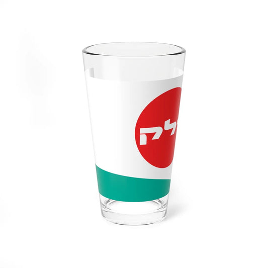 Flad of Delek 2000 (Israel) Pint Glass 16oz 16oz - Go Mug Yourself