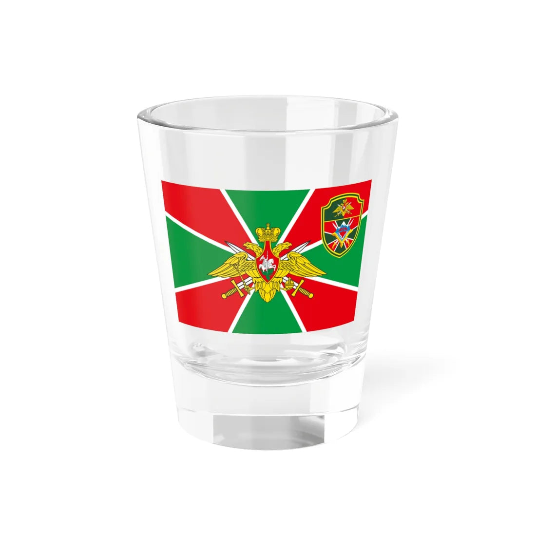 Flag-118-ishkashimskij-pogranichnyj-otryad (Russia) Shot Glass 1.5oz 1.5oz - Go Mug Yourself