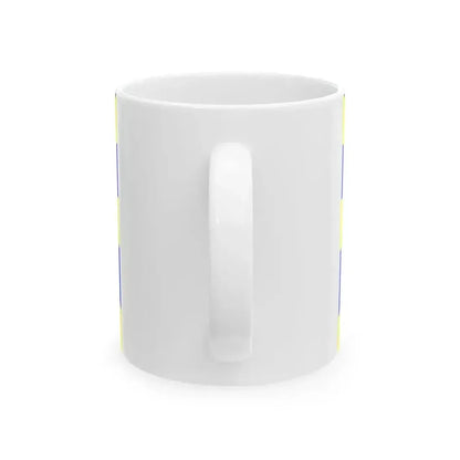 Flag Agalatovo Leningrad oblast (Russia) White Coffee Mug - Go Mug Yourself