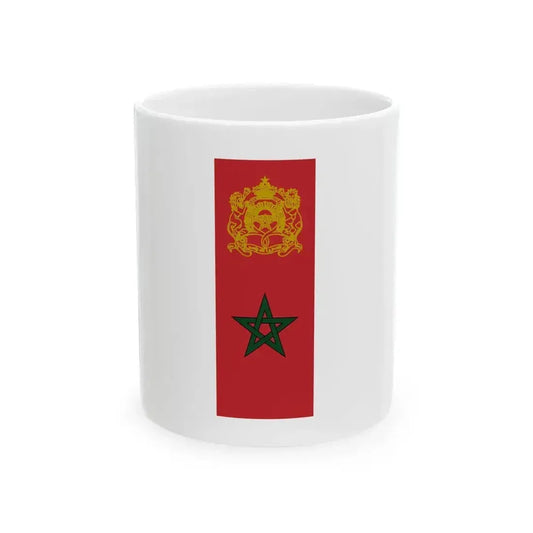 Flag and COA of Morocco (Morocco) White Coffee Mug 11oz - Go Mug Yourself