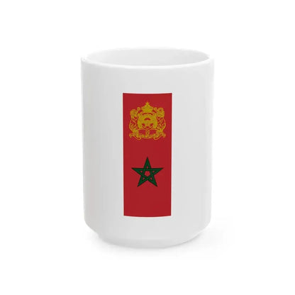 Flag and COA of Morocco (Morocco) White Coffee Mug 15oz - Go Mug Yourself