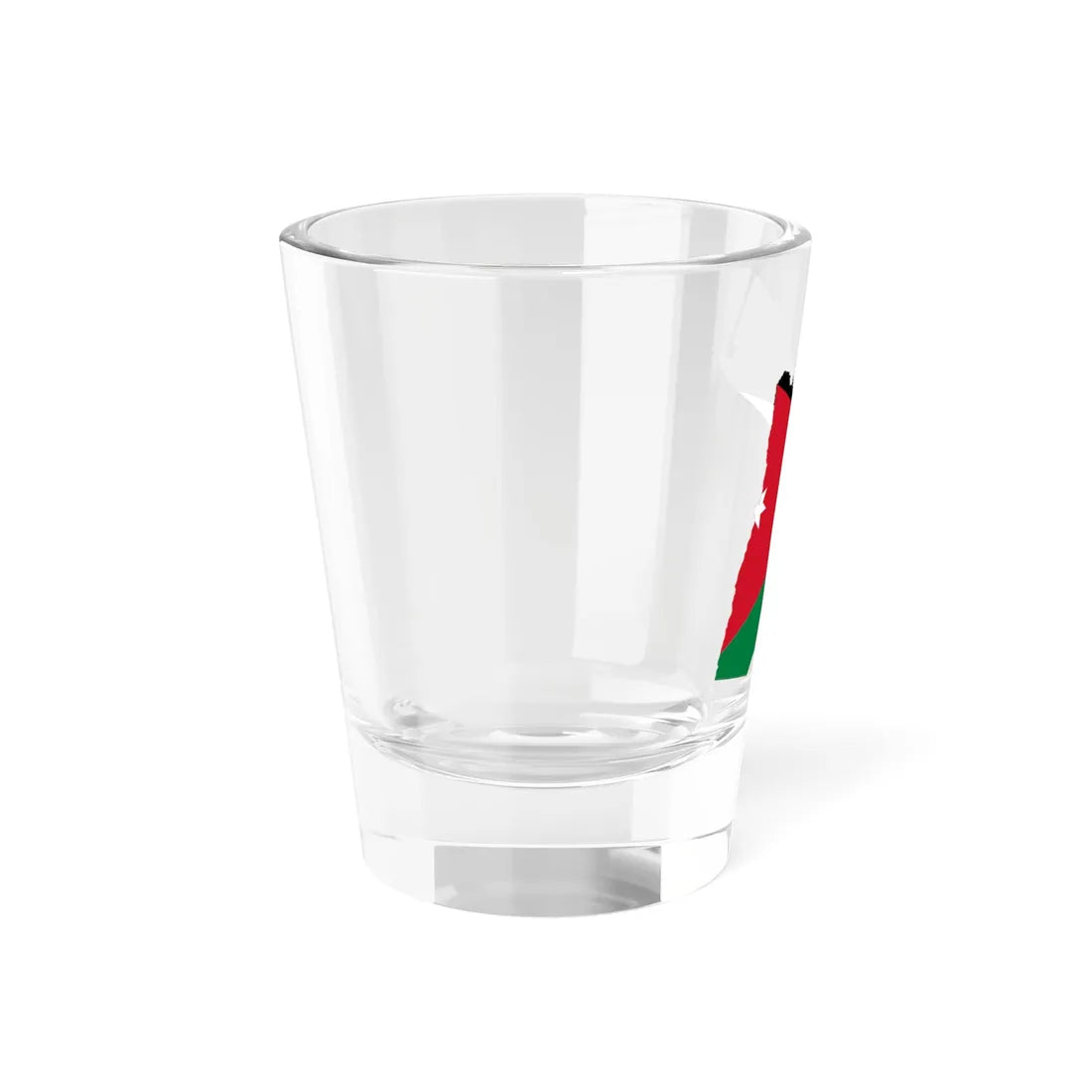 Flag and map of Jordan (Jordan) Shot Glass 1.5oz - Go Mug Yourself