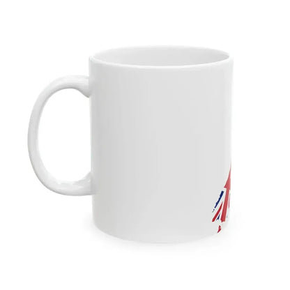 Flag and map of New Zealand (New Zealand) White Coffee Mug - Go Mug Yourself