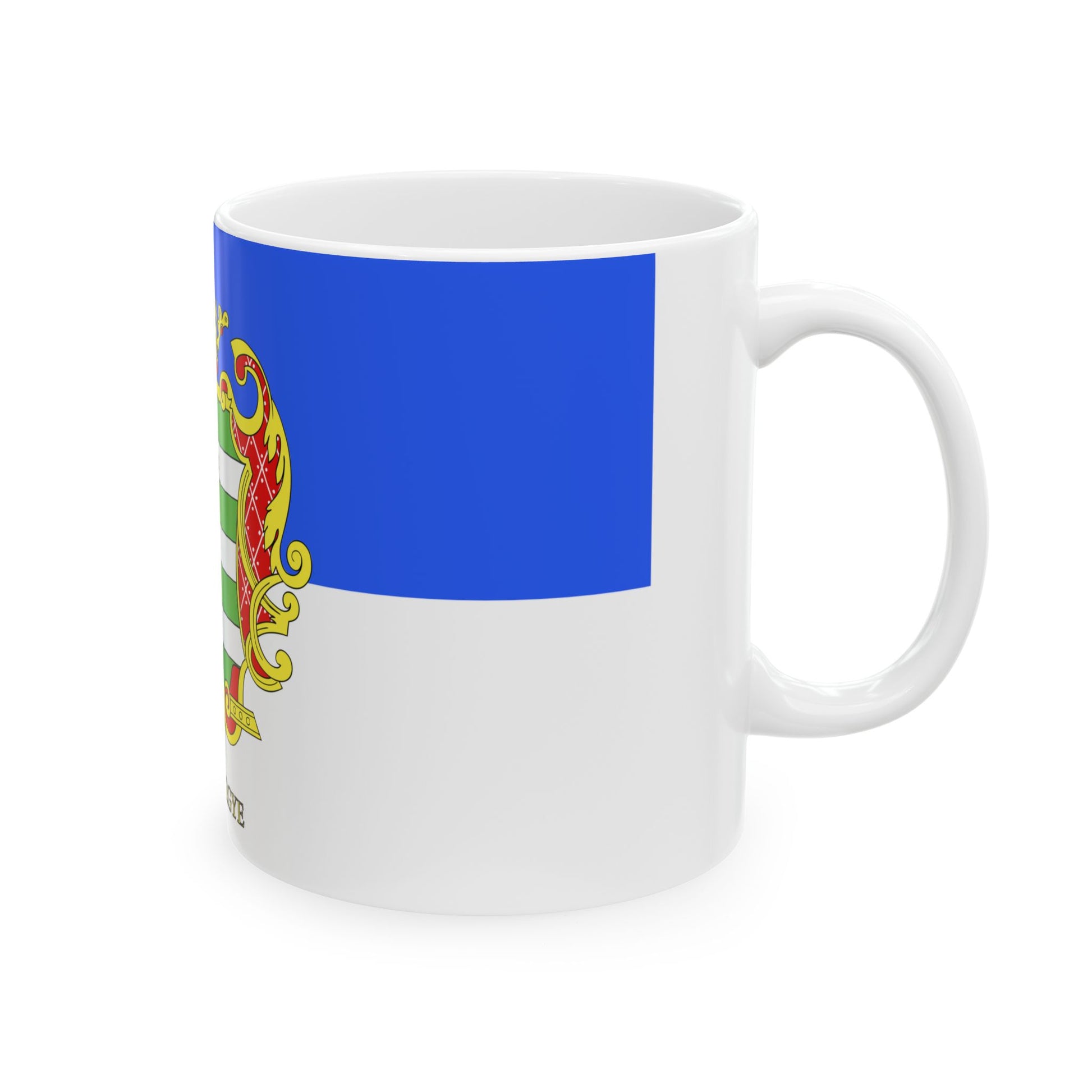 FLAG-Bekes-megye (Hungary) White Coffee Mug-Go Mug Yourself