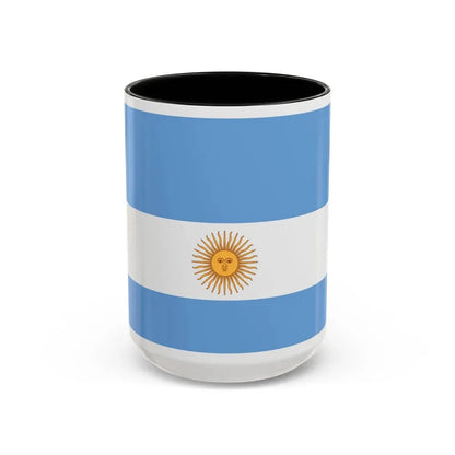 Flag de Marina Argentina 1818 - Accent Coffee Mug 15oz Black - Go Mug Yourself