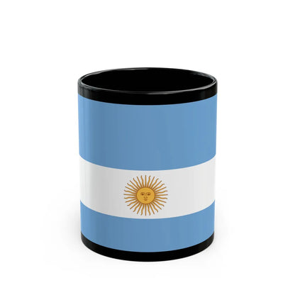 Flag de Marina Argentina 1818 - Black Coffee Mug-11oz-Go Mug Yourself