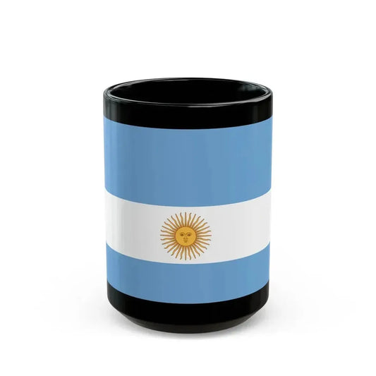 Flag de Marina Argentina 1818 - Black Coffee Mug 15oz - Go Mug Yourself