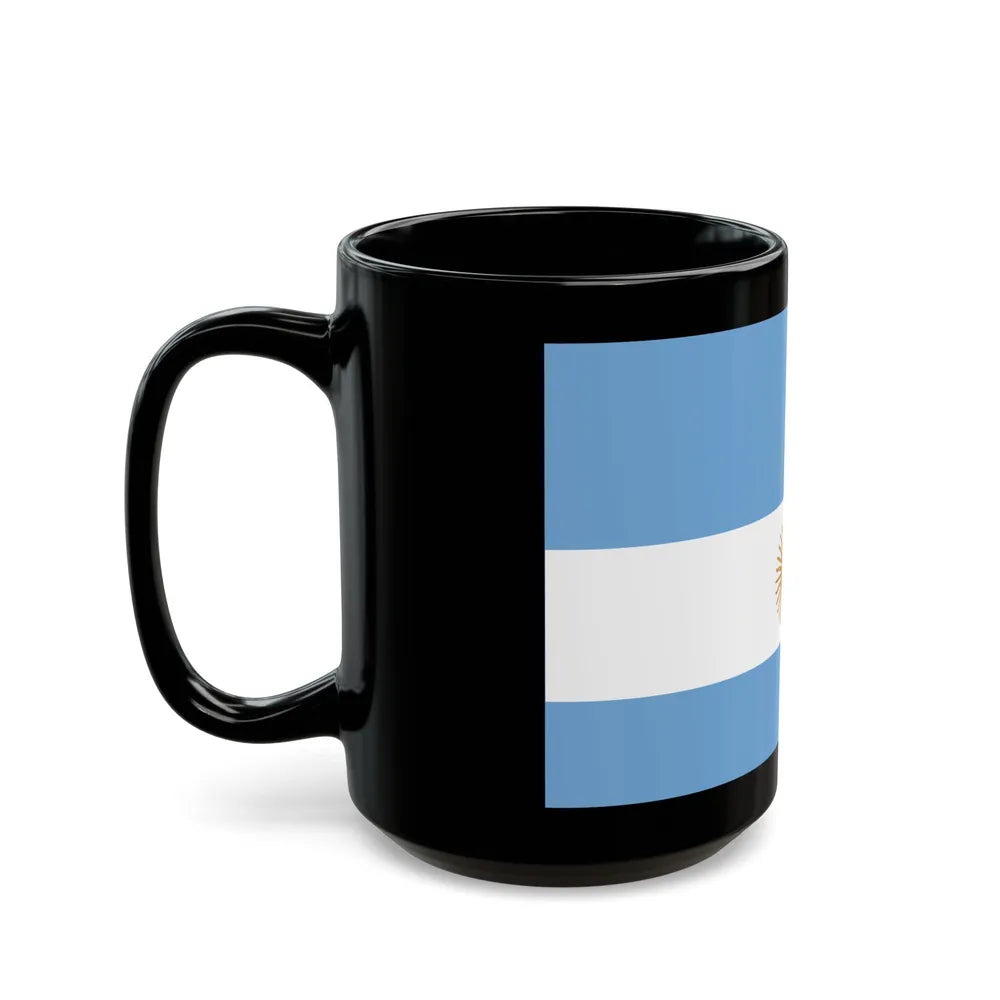 Flag de Marina Argentina 1818 - Black Coffee Mug-Go Mug Yourself