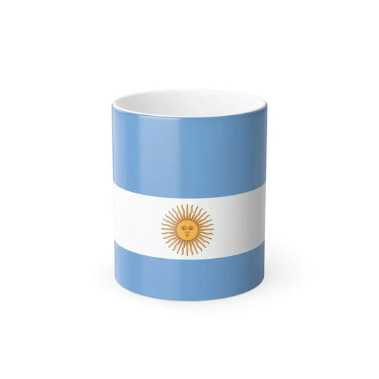 Flag de Marina Argentina 1818 - Color Changing Coffee Mug 11oz - Go Mug Yourself