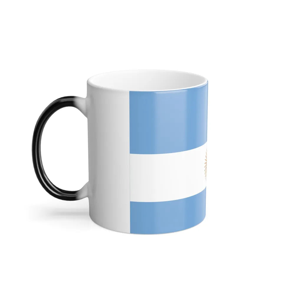 Flag de Marina Argentina 1818 - Color Changing Mug 11oz-Go Mug Yourself