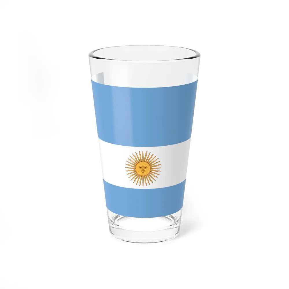 Flag de Marina Argentina 1818 - Pint Glass 16oz-16oz-Go Mug Yourself