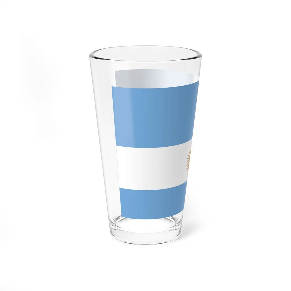 Flag de Marina Argentina 1818 - Pint Glass 16oz-Go Mug Yourself