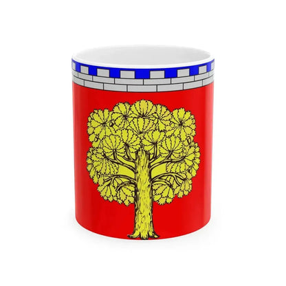 Flag Dubrovka Leningrad oblast (Russia) White Coffee Mug 11oz - Go Mug Yourself