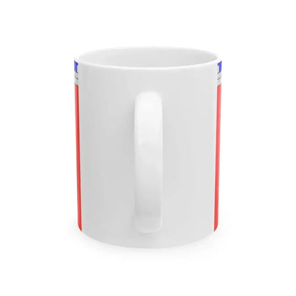 Flag Dubrovka Leningrad oblast (Russia) White Coffee Mug - Go Mug Yourself
