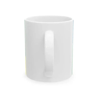 Flag Eisky raion (Russia) White Coffee Mug - Go Mug Yourself