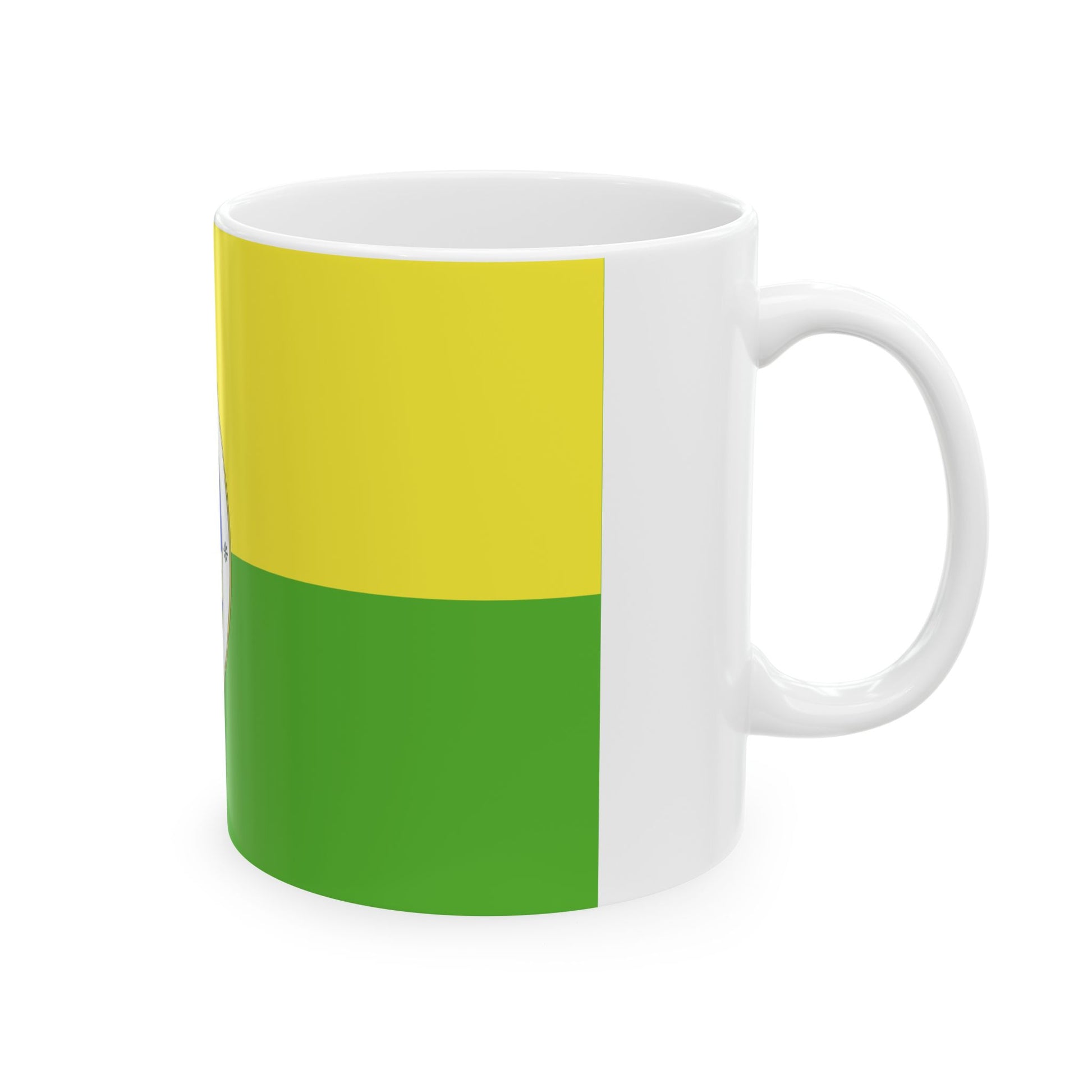 FLAG-Fejer-megye (Hungary) White Coffee Mug-Go Mug Yourself