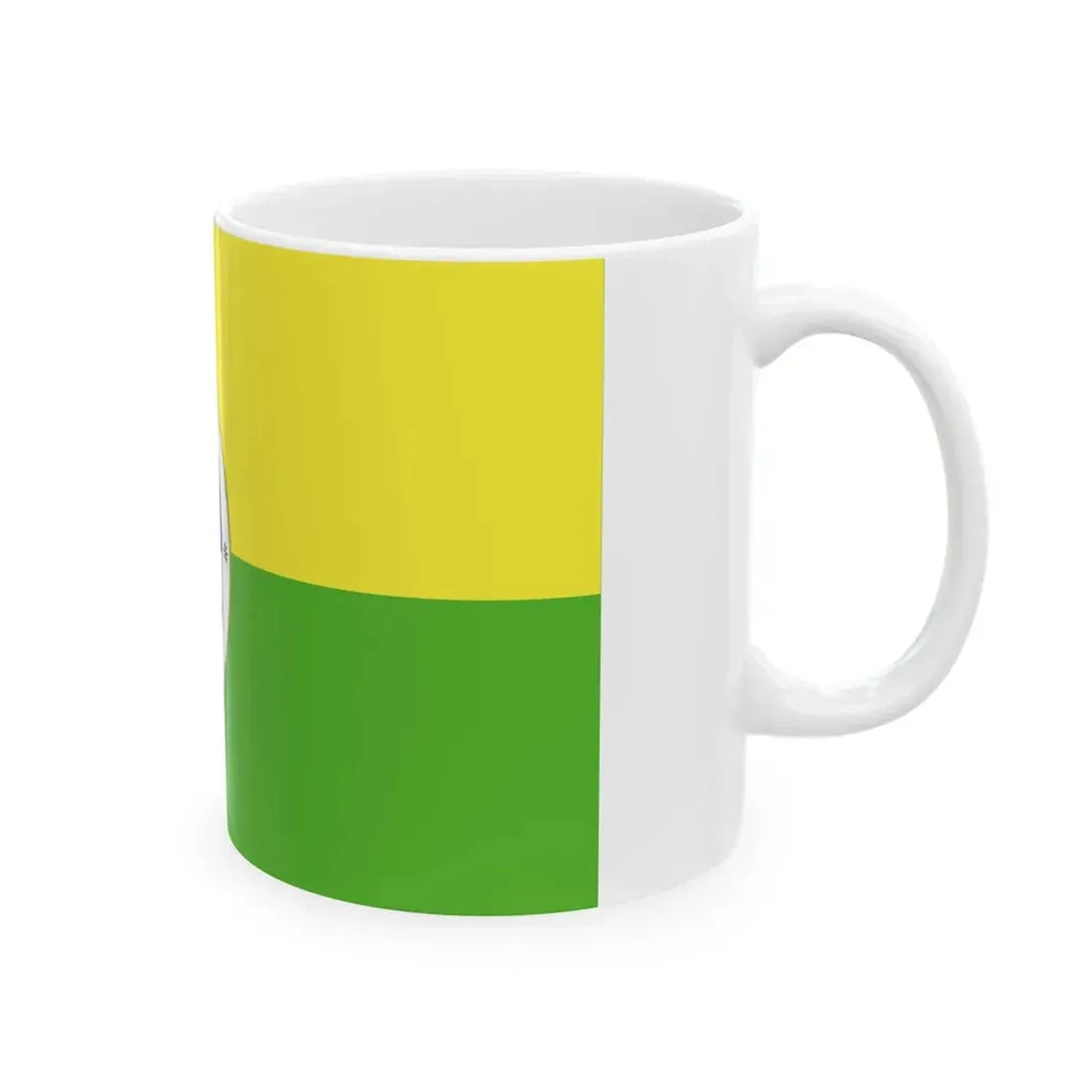 FLAG-Fejer-megye (Hungary) White Coffee Mug - Go Mug Yourself