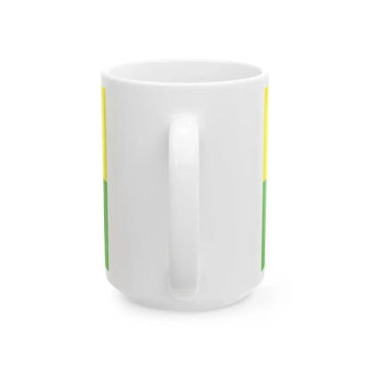 FLAG-Fejer-megye (Hungary) White Coffee Mug - Go Mug Yourself