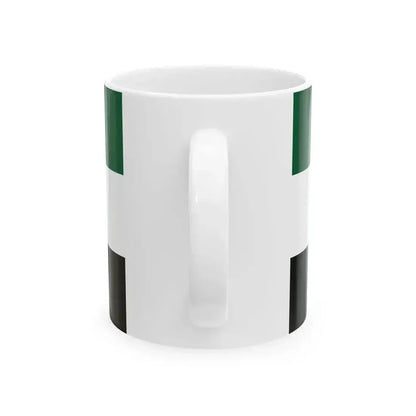 Flag flown in Panjshir 2019 (Afghanistan) White Coffee Mug - Go Mug Yourself