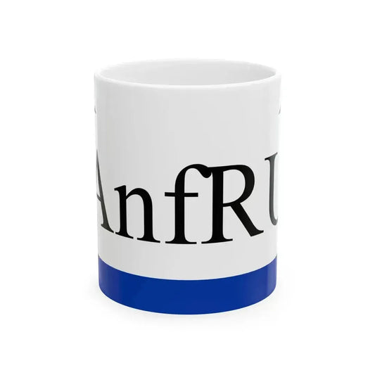Flag for Russian Athletes not starting for Russia (Russia) White Coffee Mug 11oz - Go Mug Yourself