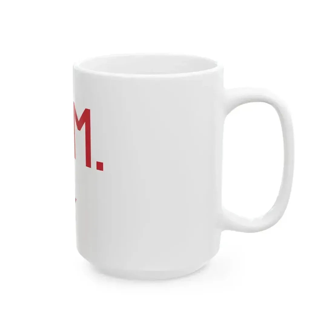 Flag for the general military vicar for Italy (Italy) White Coffee Mug - Go Mug Yourself