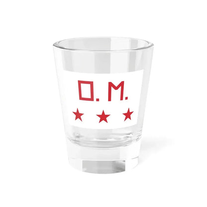 Flag for the military ordinary of Italy (Italy) Shot Glass 1.5oz 1.5oz - Go Mug Yourself