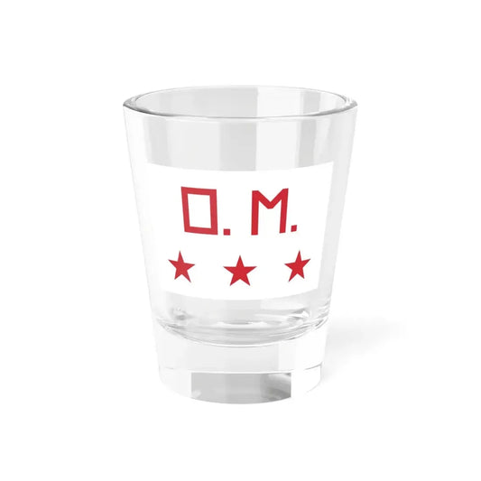 Flag for the military ordinary of Italy (Italy) Shot Glass 1.5oz 1.5oz - Go Mug Yourself