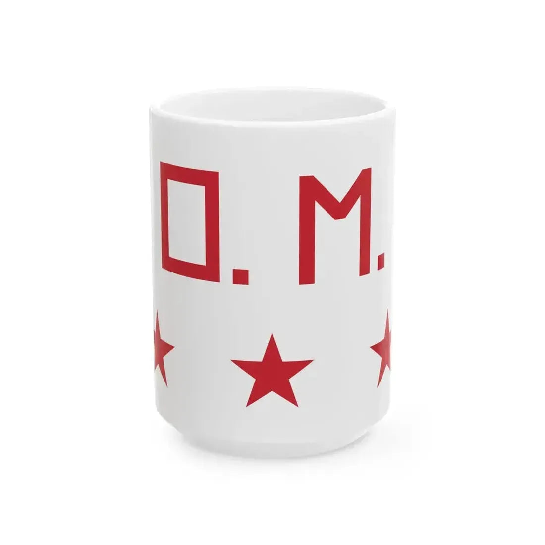 Flag for the military ordinary of Italy (Italy) White Coffee Mug 15oz - Go Mug Yourself