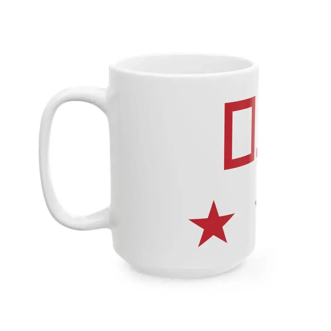 Flag for the military ordinary of Italy (Italy) White Coffee Mug - Go Mug Yourself