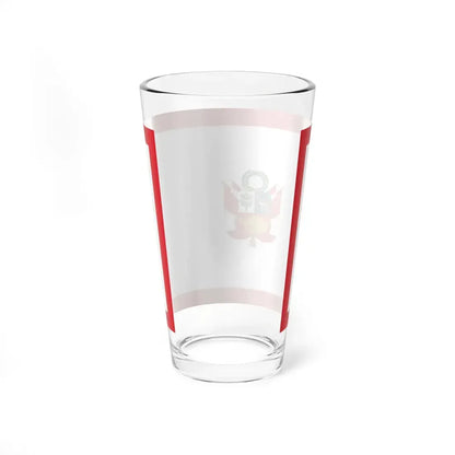 Flag for the Minister of Defense Peru (Peru) Pint Glass 16oz - Go Mug Yourself