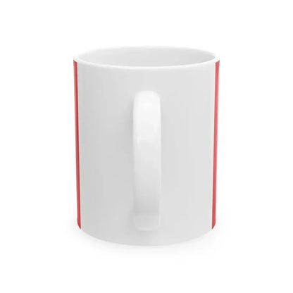 Flag for the Minister of Defense Peru (Peru) White Coffee Mug - Go Mug Yourself