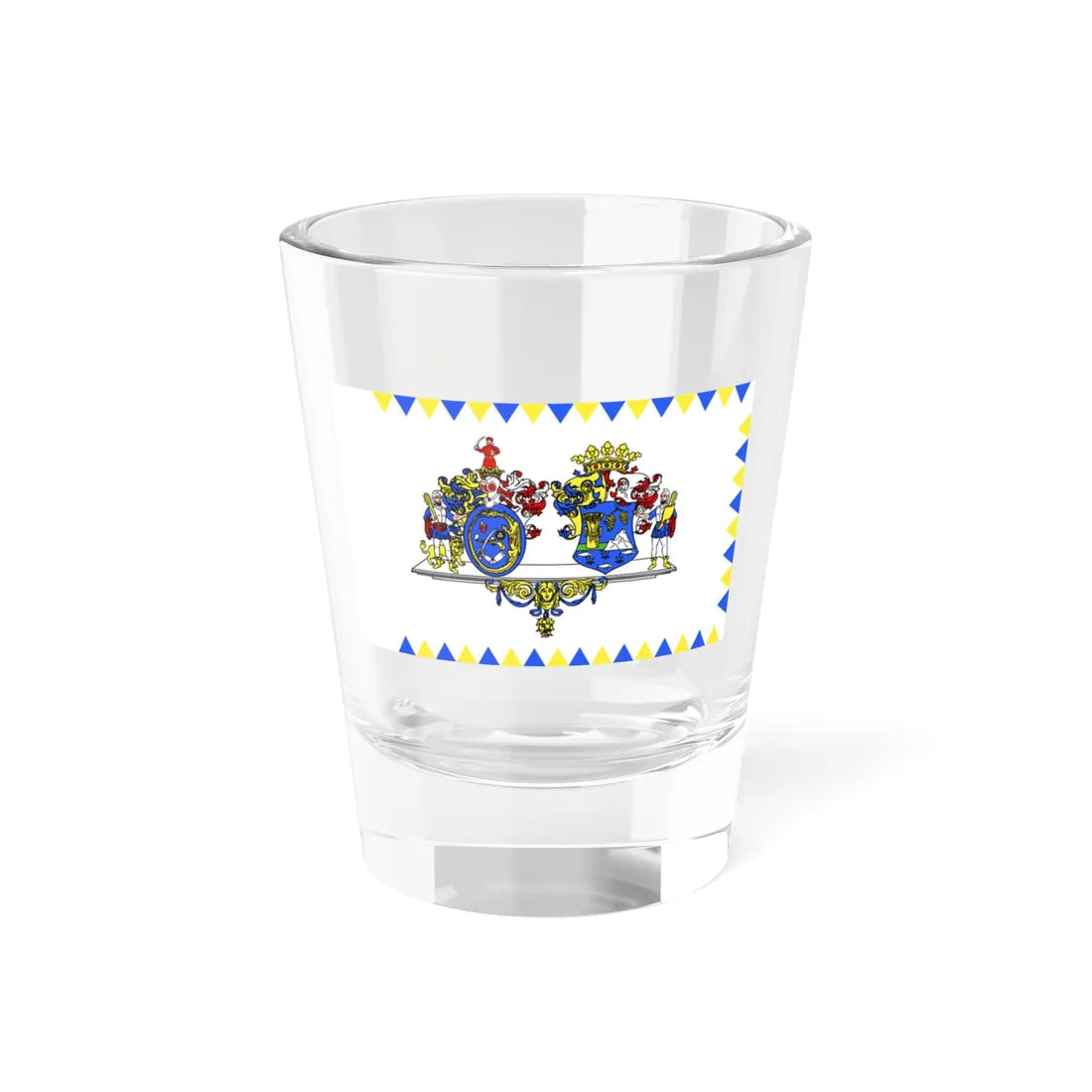 FLAG-Hajdu-Bihar-megye (Hungary) Shot Glass 1.5oz 1.5oz - Go Mug Yourself