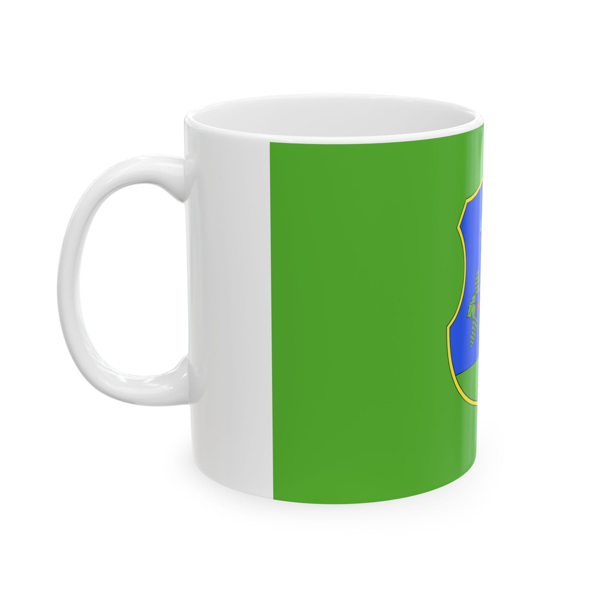 FLAG-Heves-megye (Hungary) White Coffee Mug-Go Mug Yourself