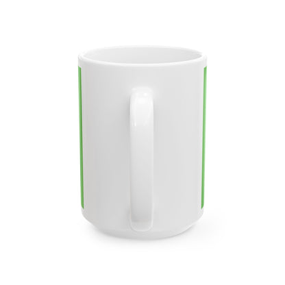 FLAG-Heves-megye (Hungary) White Coffee Mug-Go Mug Yourself