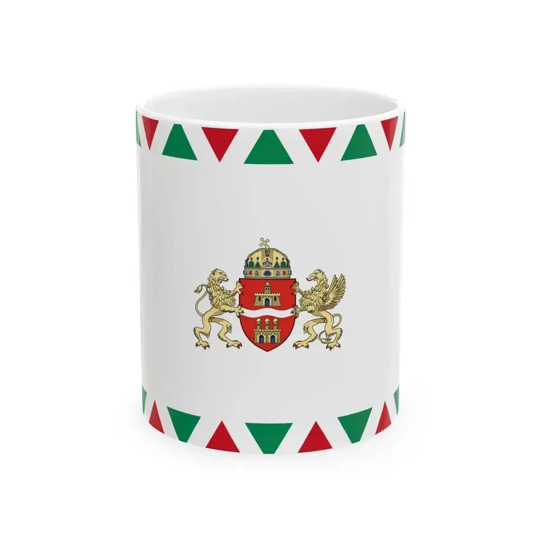 Flag Hungary Town Budapest (Hungary) White Coffee Mug 11oz - Go Mug Yourself