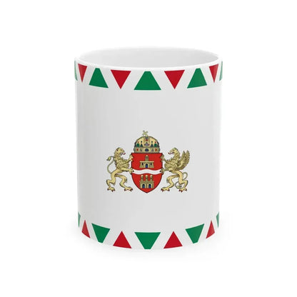 Flag Hungary Town Budapest (Hungary) White Coffee Mug 11oz - Go Mug Yourself