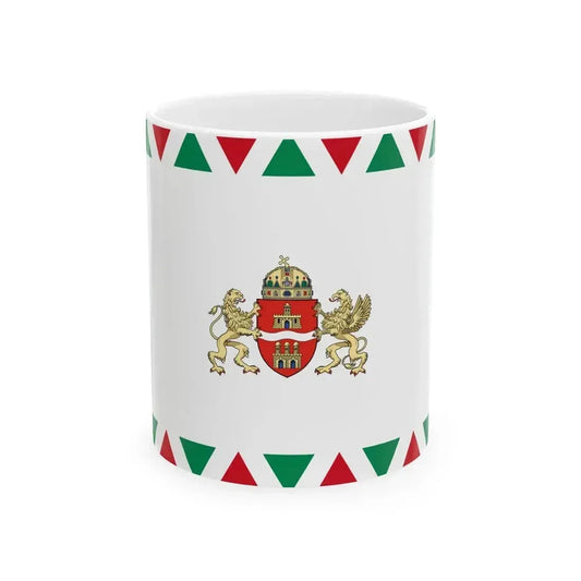 Flag Hungary Town Budapest (Hungary) White Coffee Mug 11oz - Go Mug Yourself