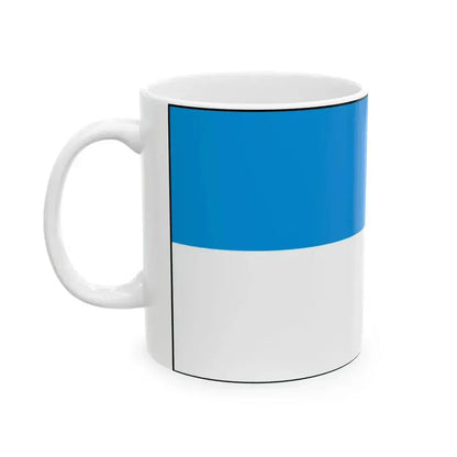 Flag Hungary Town Hajduszoboszlo 2 (Hungary) White Coffee Mug - Go Mug Yourself