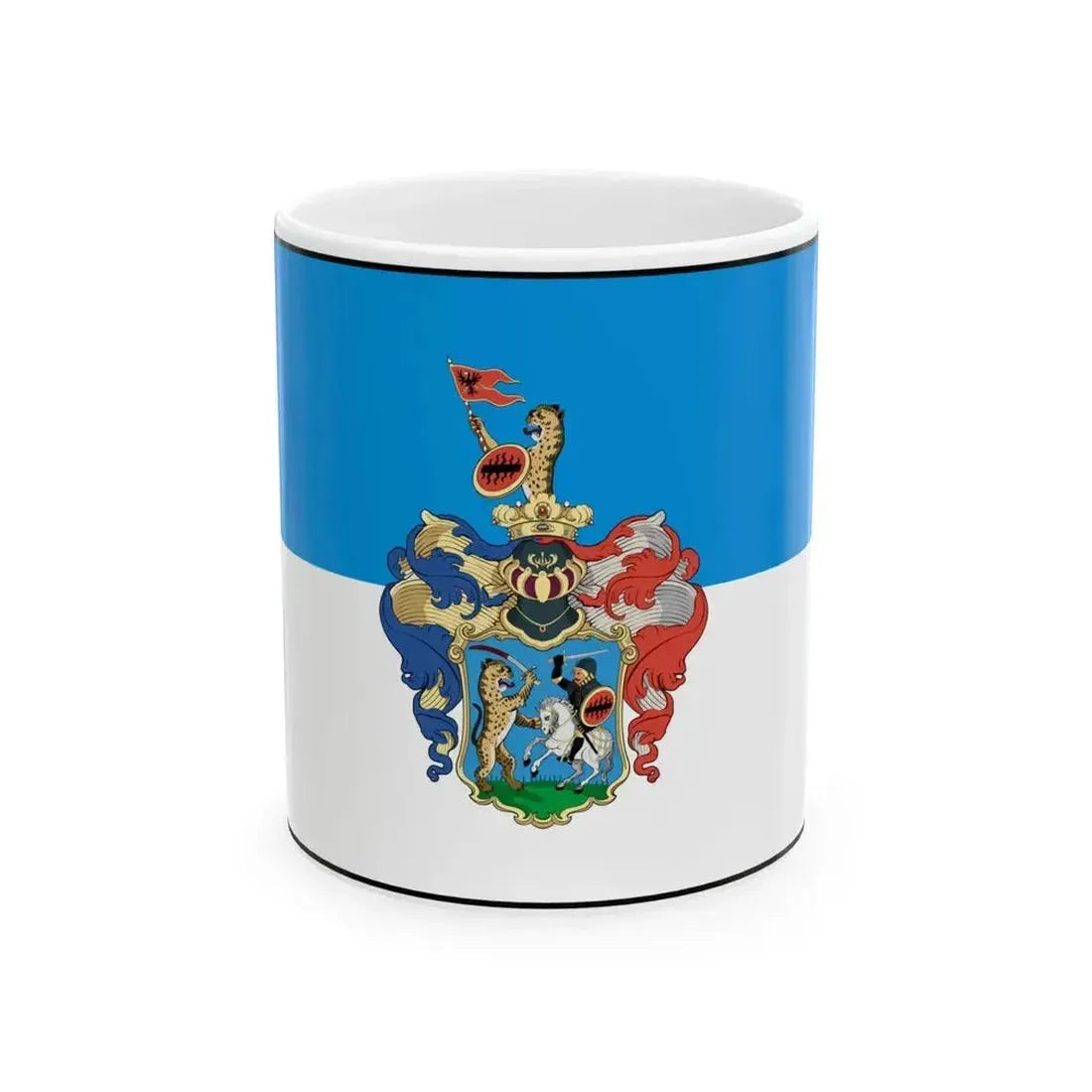 Flag Hungary Town Hajduszoboszlo (Hungary) White Coffee Mug 11oz - Go Mug Yourself