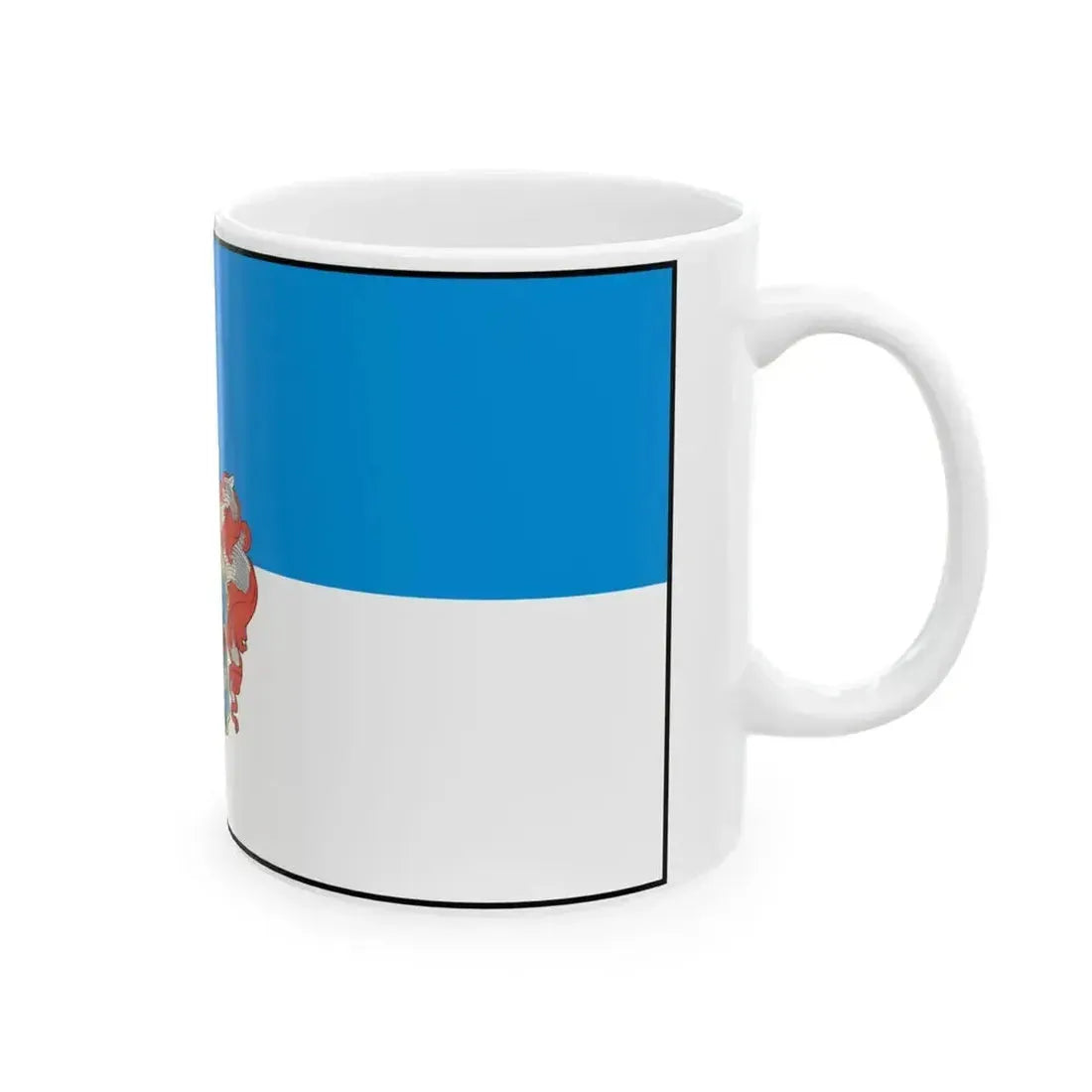 Flag Hungary Town Hajduszoboszlo (Hungary) White Coffee Mug - Go Mug Yourself