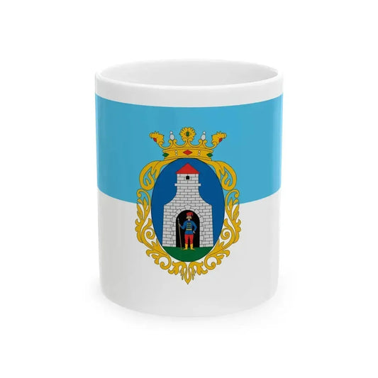 Flag Hungary Town Kiskunfelegyhaza (Hungary) White Coffee Mug 11oz - Go Mug Yourself