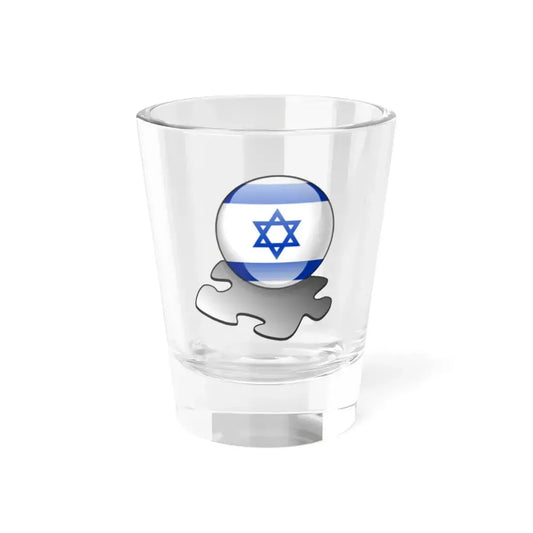 Flag Israel template (Israel) Shot Glass 1.5oz 1.5oz - Go Mug Yourself