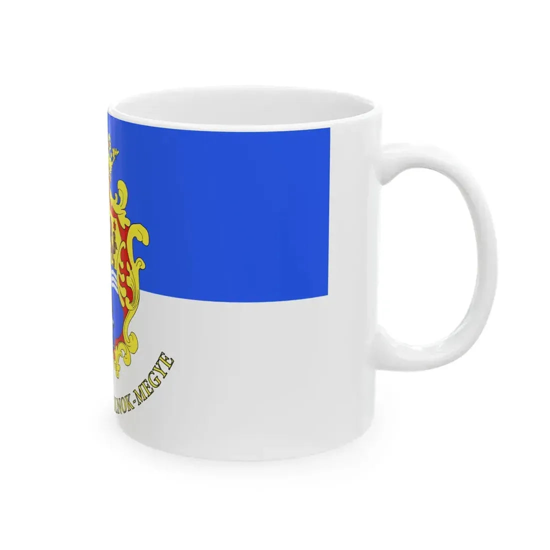 FLAG-Jasz-Nagykun-Szolnok (Hungary) White Coffee Mug - Go Mug Yourself