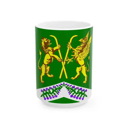 Flag Jukki Leningrad oblast (Russia) White Coffee Mug 15oz - Go Mug Yourself
