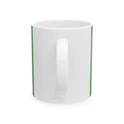Flag Jukki Leningrad oblast (Russia) White Coffee Mug - Go Mug Yourself