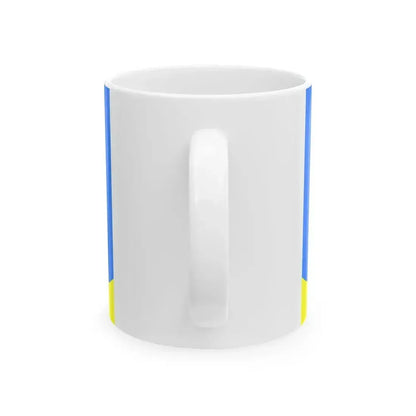 Flag Koltushi Leningrad oblast (Russia) White Coffee Mug - Go Mug Yourself