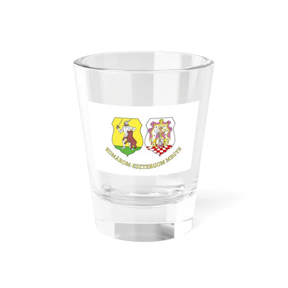 FLAG-Komarom-Esztergom-megye (Hungary) Shot Glass 1.5oz 1.5oz - Go Mug Yourself